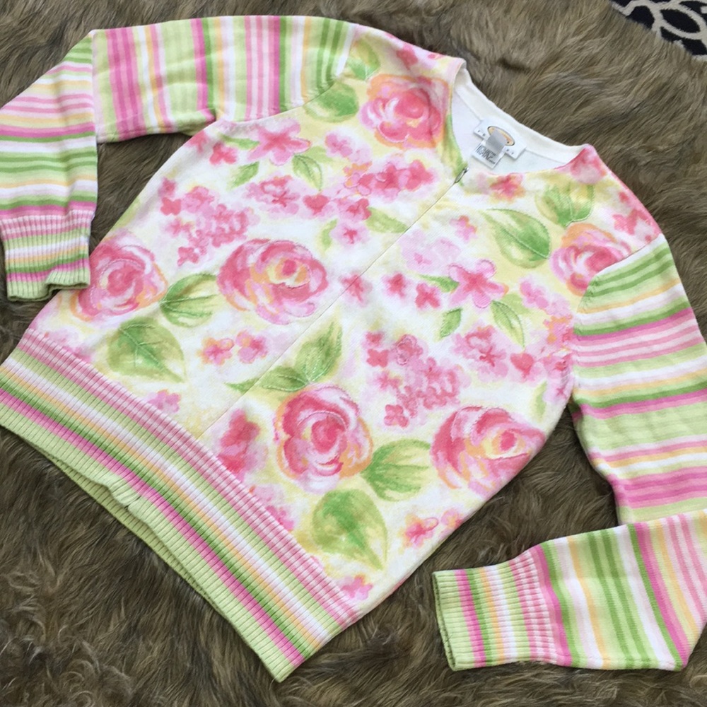 🌸Perfect For Spring🌸 NBW Talbots Sweater Jacket